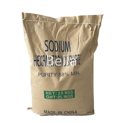 CAS 10124-56-8 白い結晶粉末 SHMP 繊維用,食品用 乳製品および飲料用 塩酸ヘキサメタフォスファート